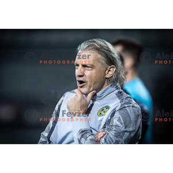 Safet Hadzic, head coach of Koper during Prva liga Telemach football match between Mura and Koper in Fazanerija, Murska Sobota, Slovenia on October 22, 2023. Photo: Jure Banfi