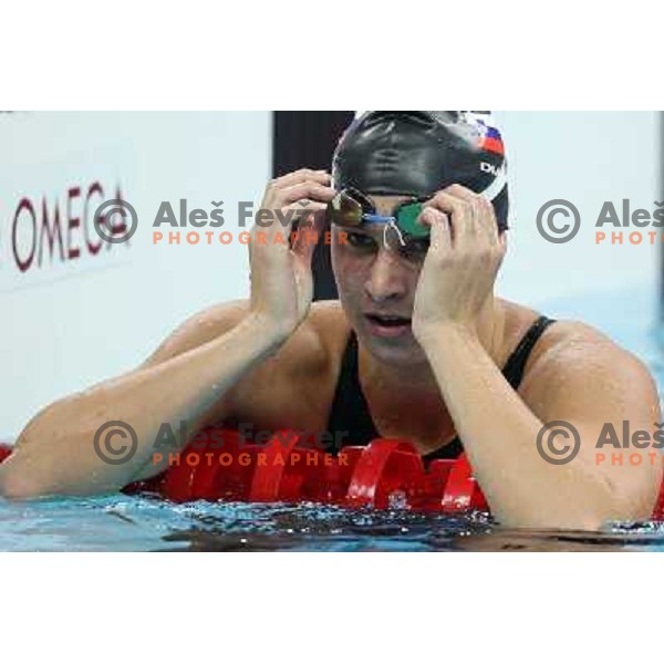 Sara Isakovic (SLO) competes in 200 meters freestyle at a swimming competition during Olympic Games in Beijing, China on August 11, 2008