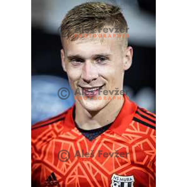 Klemen Mihelak during Prva liga Telemach football match between Mura and Koper in Fazanerija, Murska Sobota, Slovenia on October 22, 2023. Photo: Jure Banfi