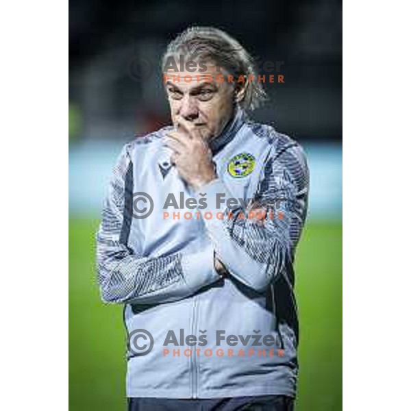 Safet Hadzic, head coach of Koper during Prva liga Telemach football match between Mura and Koper in Fazanerija, Murska Sobota, Slovenia on October 22, 2023. Photo: Jure Banfi