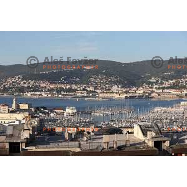 Port of Trieste- starting point of Barcolana Regatta in Italy on September 25, 2023