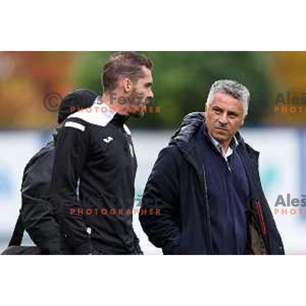 Oliver Bogatinov during Prva liga Telemach 2023/2024 football match between Radomlje and Mura in Domzale, Slovenia on October 29, 2023