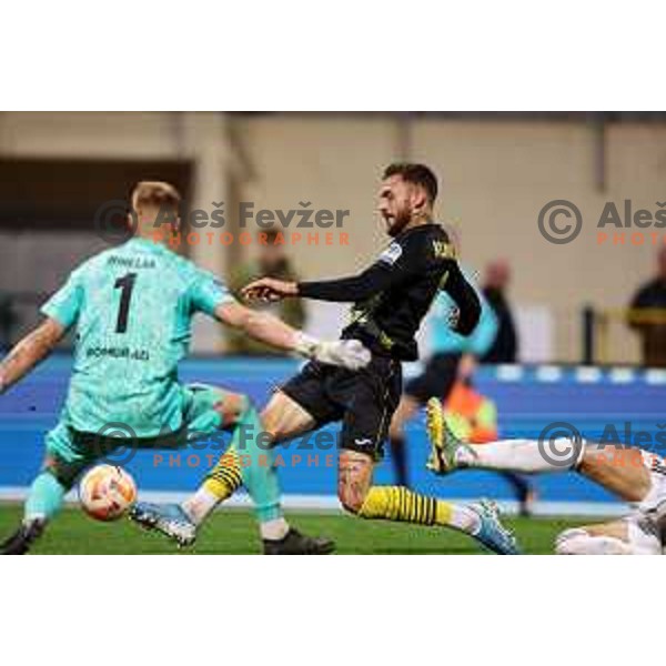 during Prva liga Telemach 2023/2024 football match between Radomlje and Mura in Domzale, Slovenia on October 29, 2023