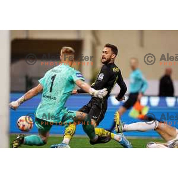 during Prva liga Telemach 2023/2024 football match between Radomlje and Mura in Domzale, Slovenia on October 29, 2023