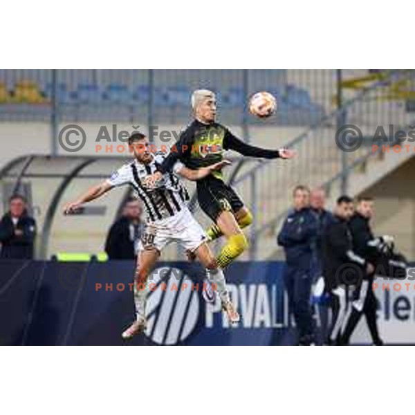during Prva liga Telemach 2023/2024 football match between Radomlje and Mura in Domzale, Slovenia on October 29, 2023