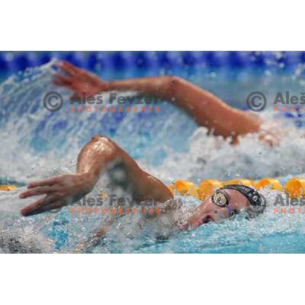 Sara Isakovic (SLO) won silver olympic medal in swimming at 200 meters freestyle in Beijing, China 13.8.2008 