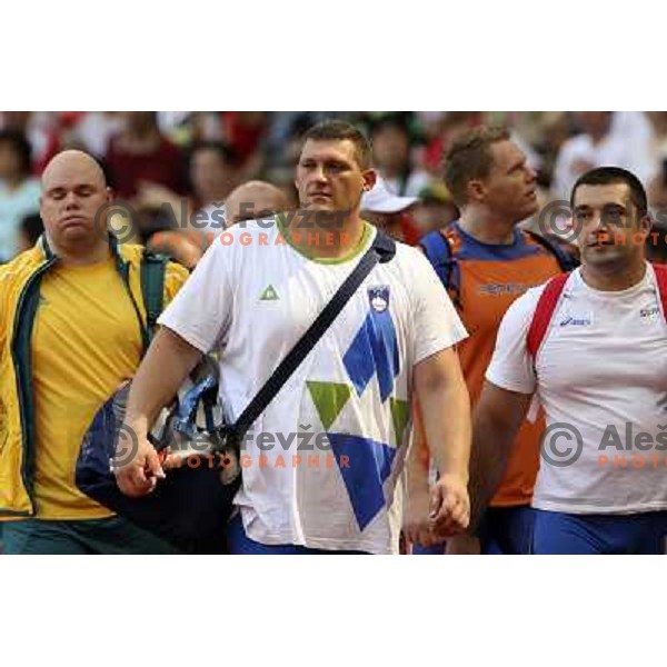 Miro Vodovnik ( SLO) at qualification of shot put at Olympic games in Beijing, China 15.8.2008 Photo by Ales Fevzer 