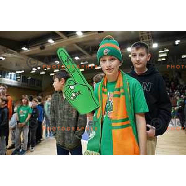 in action during ABA League 2023-2024 regular season basketball match between Cedevita Olimpija and Krka in Ljubljana, Slovenia on December 16, 2023. Foto: Filip Barbalic