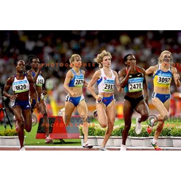 Brigita Langerholc (SLO) running in semi-final of 800 meters at Olympic games in Beijing, China 16.8.2008 