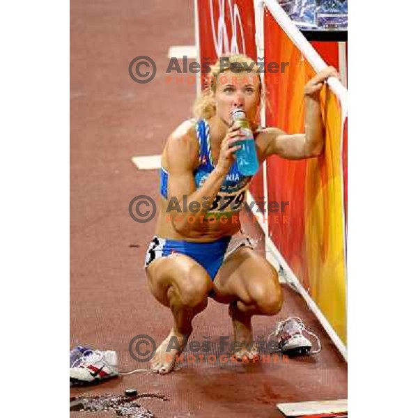 Brigita Langerholc (SLO) running in semi-final of 800 meters at Olympic games in Beijing, China 16.8.2008 