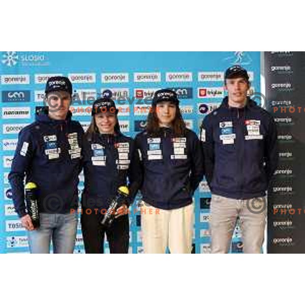 Slovenia Nordic Ski team press conference in Ljubljana, Slovenia on December 20, 2023