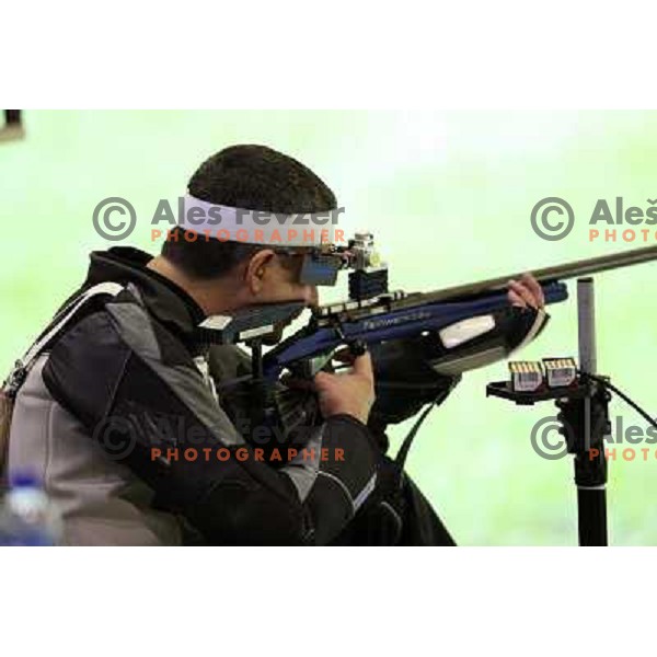 Rajmond Debevec ( SLO) shot 1176 in qualification of 50 meters rifle 3 positions at Olympic games in Beijing, China 17.8.2008 Photo by Ales Fevzer 