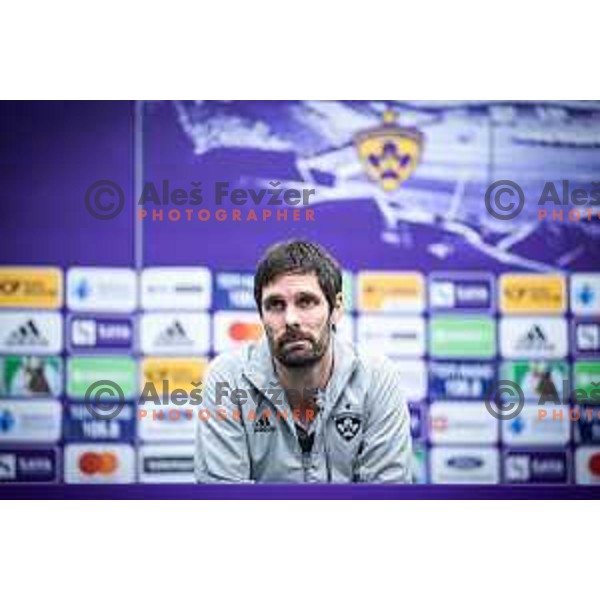 Marko Suler, NK Maribor sports director at the press conference in Ljudski vrt, Maribor, Slovenia on December 22, 2023. Photo: Jure Banfi
