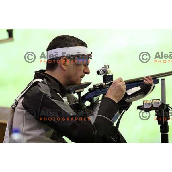 Rajmond Debevec ( SLO) shot 1176 in qualification of 50 meters rifle 3 positions at Olympic games in Beijing, China 17.8.2008 Photo by Ales Fevzer 