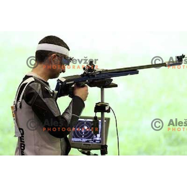 Rajmond Debevec ( SLO) shot 1176 in qualification of 50 meters rifle 3 positions at Olympic games in Beijing, China 17.8.2008 Photo by Ales Fevzer 