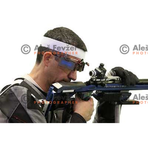 Rajmond Debevec ( SLO) shot 1176 in qualification of 50 meters rifle 3 positions at Olympic games in Beijing, China 17.8.2008 Photo by Ales Fevzer 