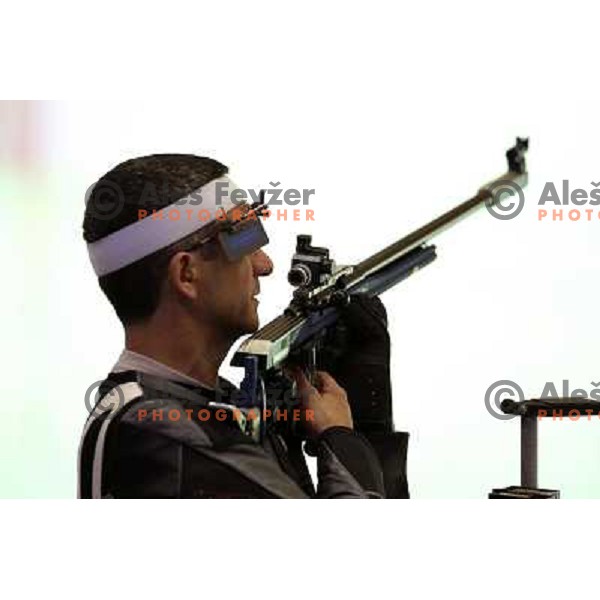 Rajmond Debevec ( SLO) shot 1176 in qualification of 50 meters rifle 3 positions at Olympic games in Beijing, China 17.8.2008 Photo by Ales Fevzer 