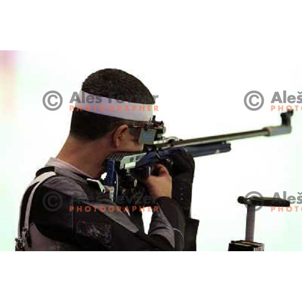 Rajmond Debevec ( SLO) shot 1176 in qualification of 50 meters rifle 3 positions at Olympic games in Beijing, China 17.8.2008 Photo by Ales Fevzer 