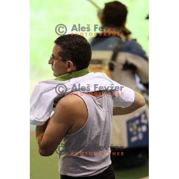 Rajmond Debevec ( SLO) shot 1176 in qualification of 50 meters rifle 3 positions at Olympic games in Beijing, China 17.8.2008 Photo by Ales Fevzer 