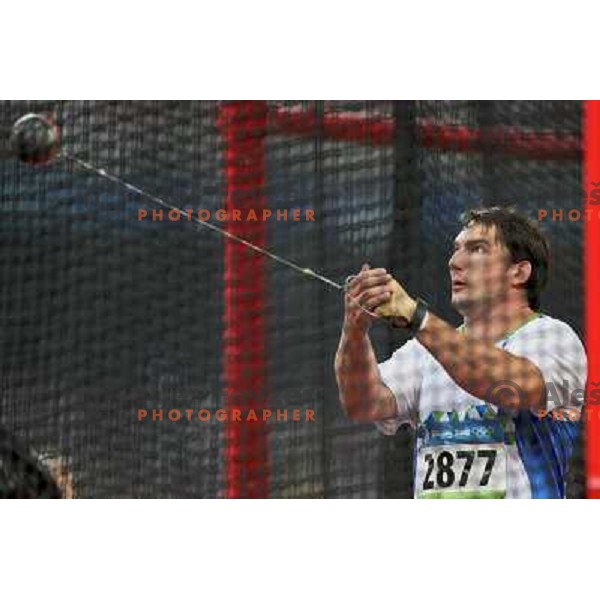 Primoz Kozmus (SLO) won Olympic gold medal in hammer throw at Olympic games in Beijing, China 17.7.2008 
