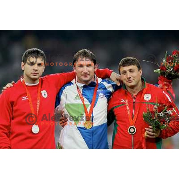 Primoz Kozmus (SLO) won Olympic gold medal in hammer throw at Olympic games in Beijing, China 17.7.2008 