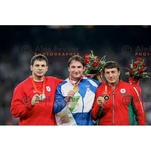 Primoz Kozmus (SLO) won Olympic gold medal in hammer throw at Olympic games in Beijing, China 17.7.2008 