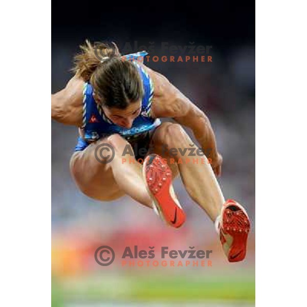 Marija Sestak (SLO) finished sixth in final of triple jump at Olympic games in Beijing, China 17.7.2008 