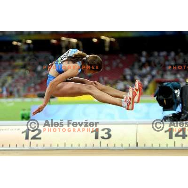 Marija Sestak (SLO) finished sixth in final of triple jump at Olympic games in Beijing, China 17.7.2008 