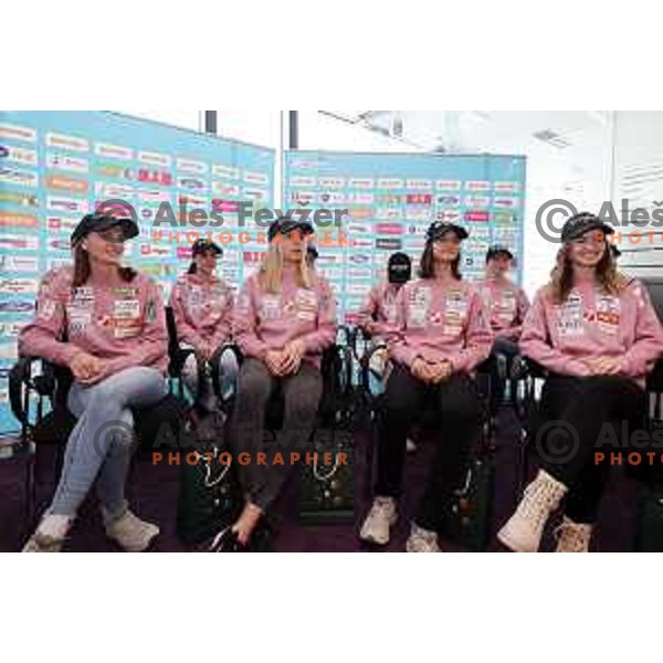 Ljubno World Cup Women\'s Ski jumping press conference, Ljubljana on January 24, 2024