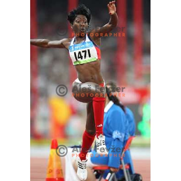 Yargelis Savigne (CUB) in women\'s triple jump at the Olympic games in Beijing, China 17.8.2008 