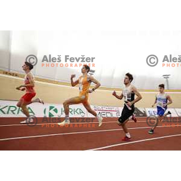 At Slovenian Athletics Indoor Championship in Novo Mesto, Slovenia on February 18, 2024