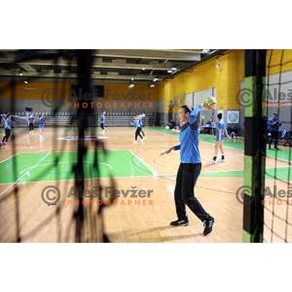 during practice session of Slovenia Women’s Handball team in Ljubljana, Slovenia on February 26, 2024