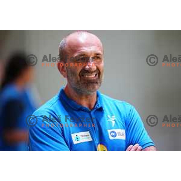 during practice session of Slovenia Women’s Handball team in Ljubljana, Slovenia on February 26, 2024