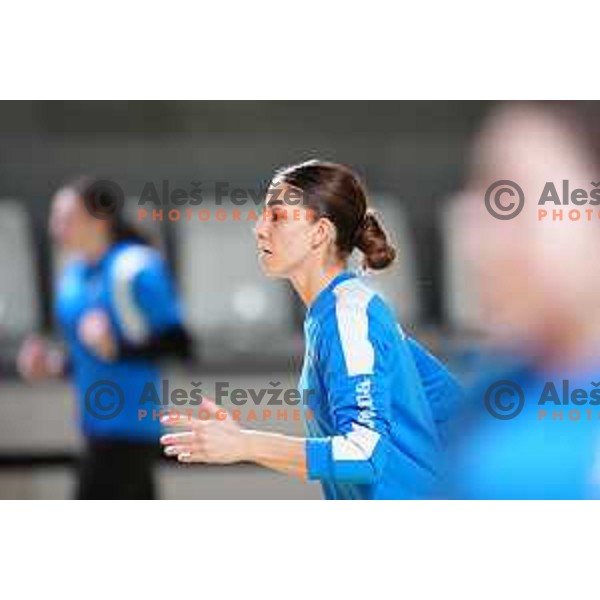 during practice session of Slovenia Women’s Handball team in Ljubljana, Slovenia on February 26, 2024