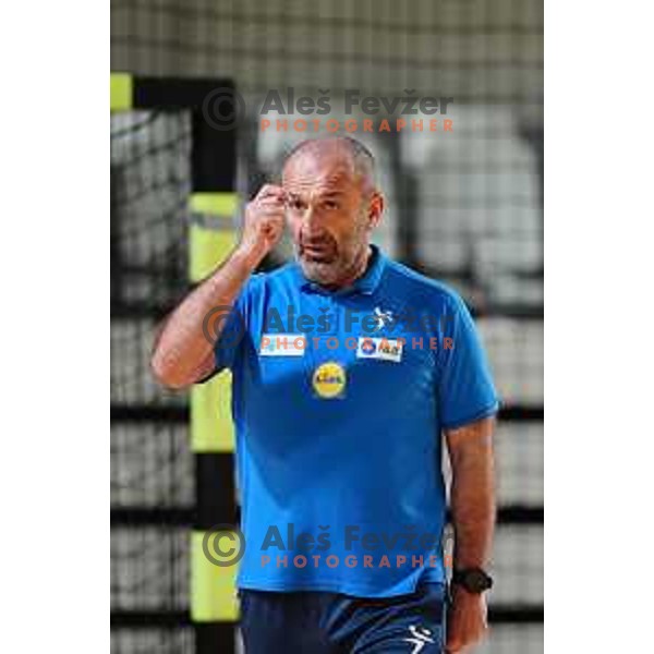 during practice session of Slovenia Women’s Handball team in Ljubljana, Slovenia on February 26, 2024