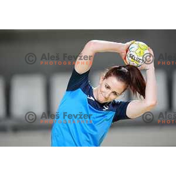 during practice session of Slovenia Women’s Handball team in Ljubljana, Slovenia on February 26, 2024