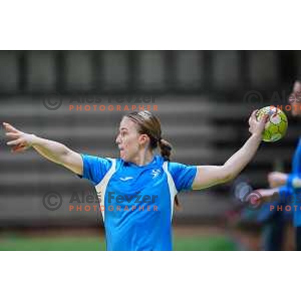 during practice session of Slovenia Women’s Handball team in Ljubljana, Slovenia on February 26, 2024