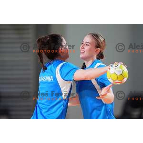 during practice session of Slovenia Women’s Handball team in Ljubljana, Slovenia on February 26, 2024
