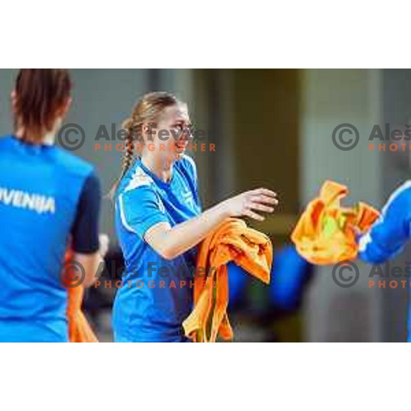 during practice session of Slovenia Women’s Handball team in Ljubljana, Slovenia on February 26, 2024