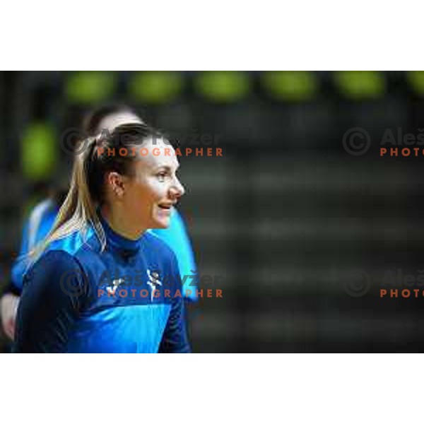 during practice session of Slovenia Women’s Handball team in Ljubljana, Slovenia on February 26, 2024