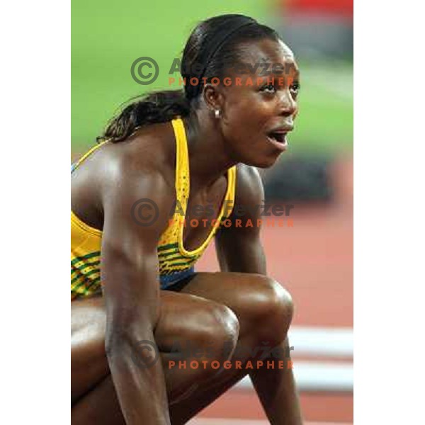 Campbell-Brown (JAM) in women\'s 200 meters Final at Olympic games in Beijing, China 21.8.2008 