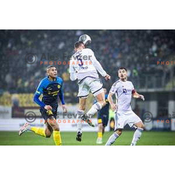 in action during Prva liga Telemach football match between Celje and Maribor in Stadion z’dezele, Celje, Slovenia on March 9, 2024. Photo: Jure Banfi