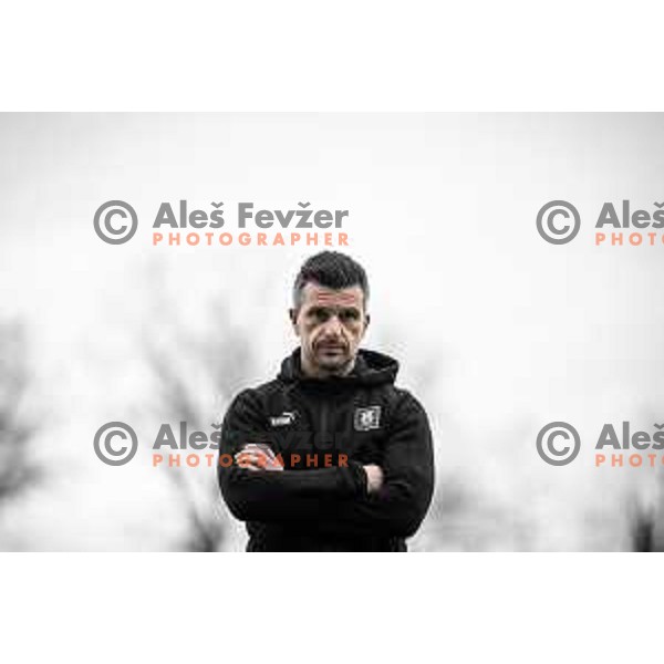 Zoran Zeljkovic, head coach of Olimpija during Prva liga Telemach football match between Mura and Olimpija in Fazanerija, Murska Sobota, Slovenia on March 10, 2024. Photo: Jure Banfi