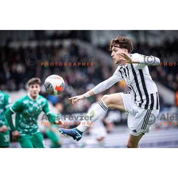 Filippo Tripi in action during Prva liga Telemach football match between Mura and Olimpija in Fazanerija, Murska Sobota, Slovenia on March 10, 2024. Photo: Jure Banfi