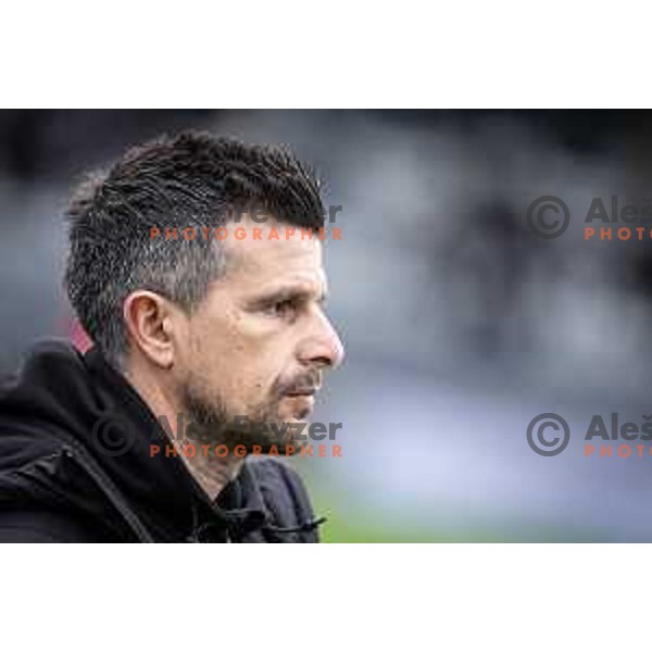 Zoran Zeljkovic, head coach of Olimpija during Prva liga Telemach football match between Mura and Olimpija in Fazanerija, Murska Sobota, Slovenia on March 10, 2024. Photo: Jure Banfi