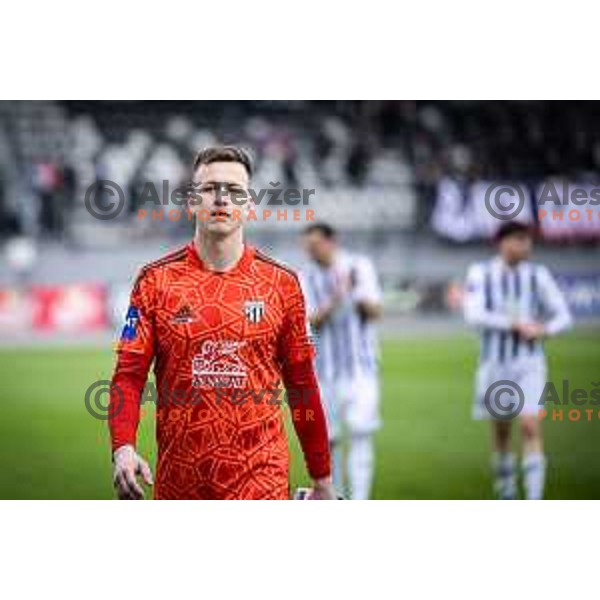 Florijan Raduha during Prva liga Telemach football match between Mura and Olimpija in Fazanerija, Murska Sobota, Slovenia on March 10, 2024. Photo: Jure Banfi