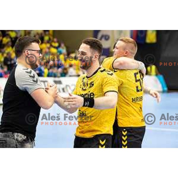 Urban Pipp after 1.NLB league handball match between Gorenje Velenje and Celje Pivovarna Lasko in Velenje, Slovenia on March 10, 2024