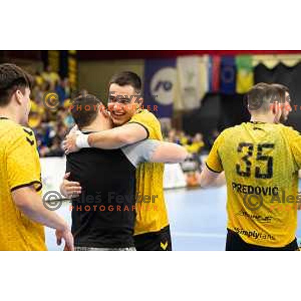 Malik Tatar after 1.NLB league handball match between Gorenje Velenje and Celje Pivovarna Lasko in Velenje, Slovenia on March 10, 2024