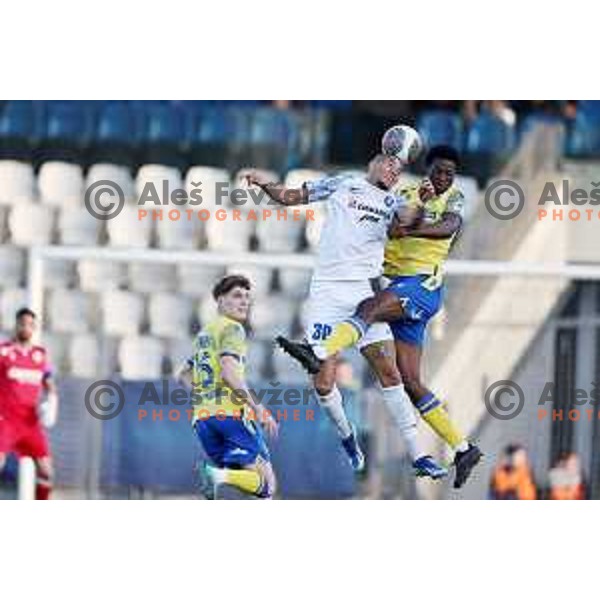 In action during Prva liga Telemach 2023/2024 football match between Koper and Celje in Koper, Slovenia on March 14, 2024