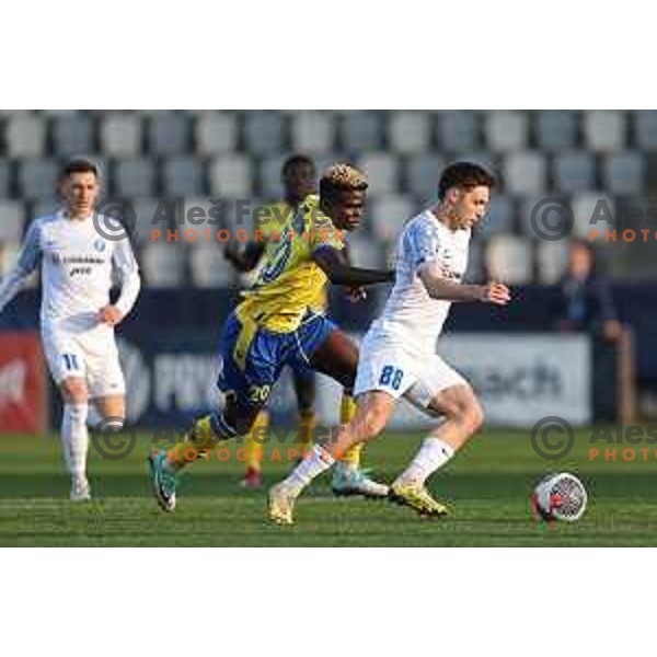 In action during Prva liga Telemach 2023/2024 football match between Koper and Celje in Koper, Slovenia on March 14, 2024